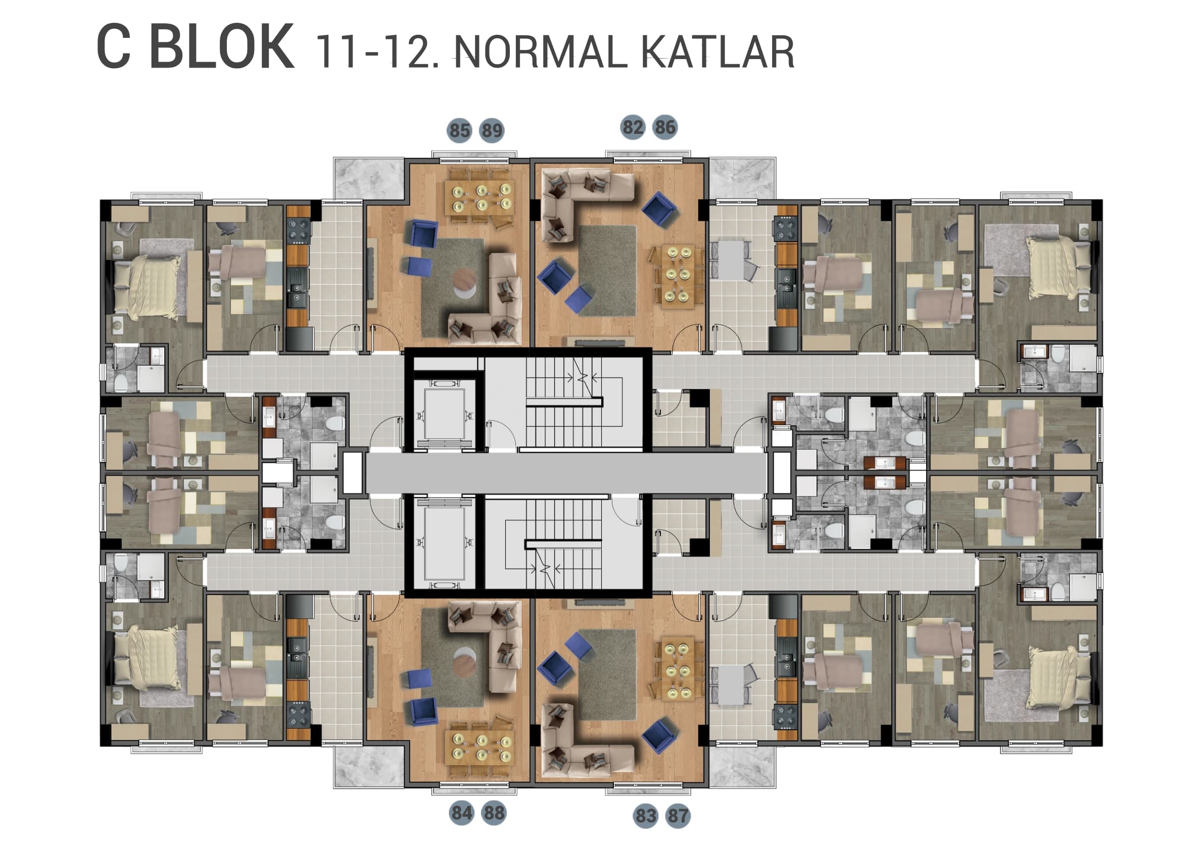 C Blok · Kat 11–12